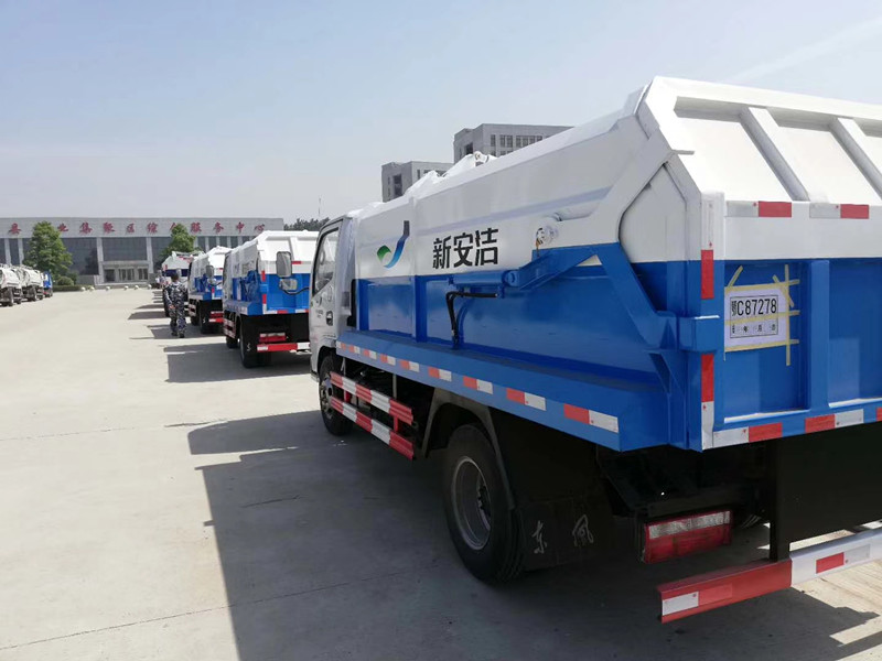 多利卡掛桶試垃圾車 多利卡掛桶試垃圾車