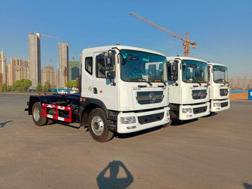 東風D9車廂可卸式垃圾車 東風D9車廂可卸式垃圾車