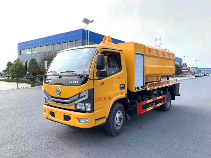 國六5方吸污車-東風5噸清洗吸污車 國六5方吸污車-東風5噸清洗吸污車