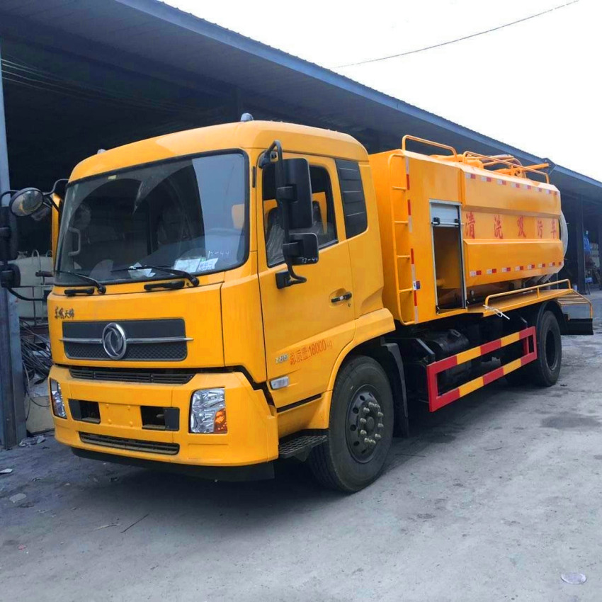 12方東風天錦清洗吸污車多少錢一輛 12方東風天錦清洗吸污車多少錢一輛