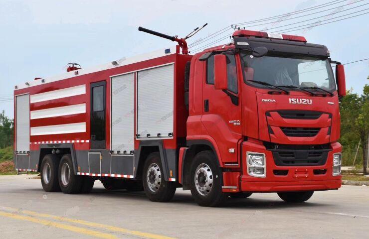 慶鈴五十鈴前四后八干粉消防車-五十鈴干粉消防車 慶鈴五十鈴前四后八干粉消防車-五十鈴干粉消防車