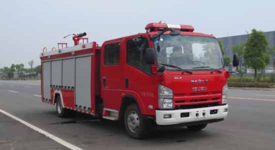 消防車化身水罐車,為大龍山群眾帶來甘霖 消防車化身水罐車,為大龍山群眾帶來甘霖