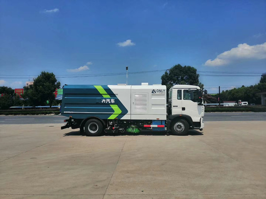 程力威牌CLW5180TXSZ6型洗掃車-重汽18噸洗掃車廠家直銷 程力威牌CLW5180TXSZ6型洗掃車-重汽18噸洗掃車廠家直銷