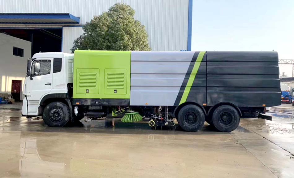 東風天龍后雙橋洗掃車12水10塵-東風大型洗掃車價格報價-湖北盈通 東風天龍后雙橋洗掃車12水10塵-東風大型洗掃車價格報價-湖北盈通