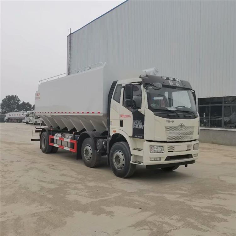 解放J6散裝飼料運輸車-散裝飼料運輸車價格報價-湖北程力 解放J6散裝飼料運輸車-散裝飼料運輸車價格報價-湖北程力