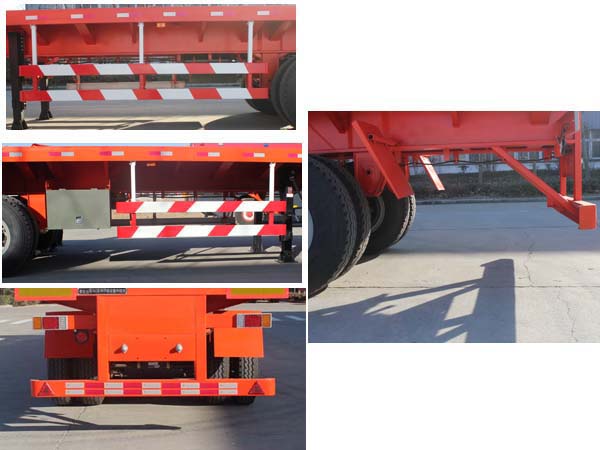 五岳牌TAZ9404TPB型平板運輸半掛車 五岳牌TAZ9404TPB型平板運輸半掛車