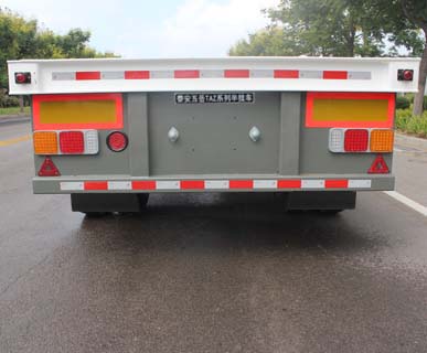 五岳牌TAZ9184TPBA型平板運(yùn)輸半掛車 五岳牌TAZ9184TPBA型平板運(yùn)輸半掛車