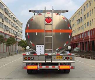 程力威牌CLW9407GYYLV型鋁合金運油半掛車 程力威牌CLW9407GYYLV型鋁合金運油半掛車