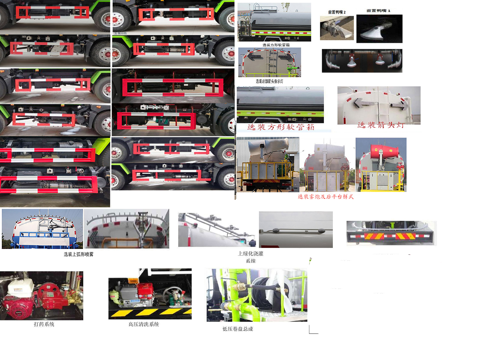 華通牌HCQ5185GPSE6型綠化噴灑車 華通牌HCQ5185GPSE6型綠化噴灑車