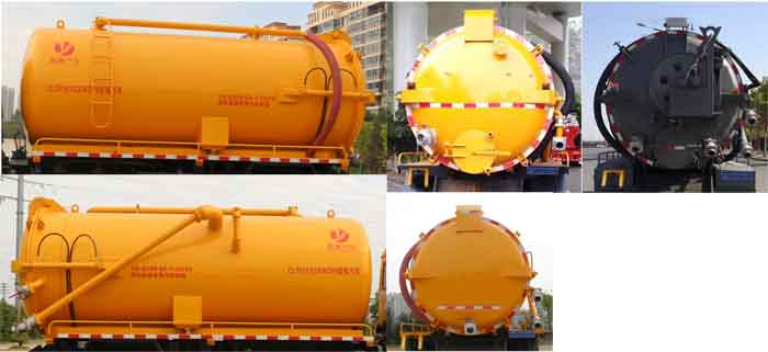 縱昂牌CLT5181GXWEQ6型吸污車 縱昂牌CLT5181GXWEQ6型吸污車