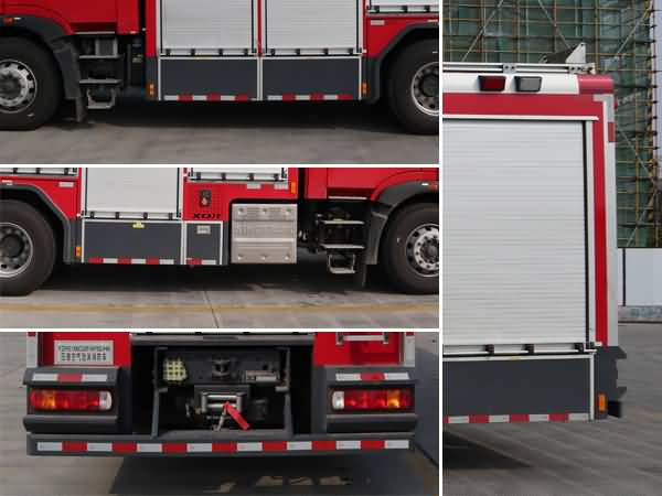 新東日牌YZR5180GXFAP50/H6型壓縮空氣泡沫消防車 新東日牌YZR5180GXFAP50/H6型壓縮空氣泡沫消防車