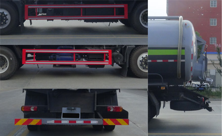 華通牌HCQ5188GXWEQ6型吸污車 華通牌HCQ5188GXWEQ6型吸污車