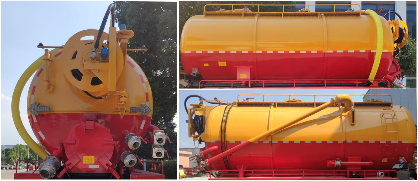 楚勝牌CSC5250GQWS6型清洗吸污車 楚勝牌CSC5250GQWS6型清洗吸污車