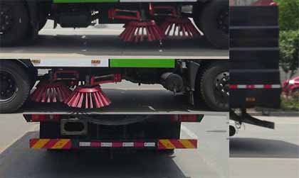 華通牌HCQ5120TSLEQNG6型掃路車 華通牌HCQ5120TSLEQNG6型掃路車