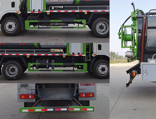 虹宇牌HYS5121GQWE6型清洗吸污車 虹宇牌HYS5121GQWE6型清洗吸污車