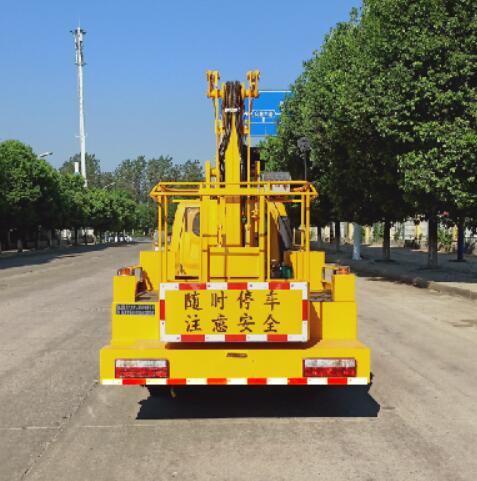 聚塵王牌HNY5045JGKE6型高空作業車 聚塵王牌HNY5045JGKE6型高空作業車