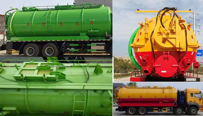 華通牌HCQ5315GQWZZ6WS型清洗吸污車 華通牌HCQ5315GQWZZ6WS型清洗吸污車