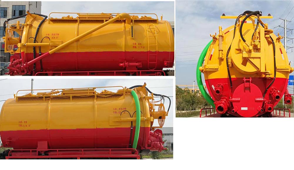 凱力風牌KLF5250GQWL6型清洗吸污車 凱力風牌KLF5250GQWL6型清洗吸污車