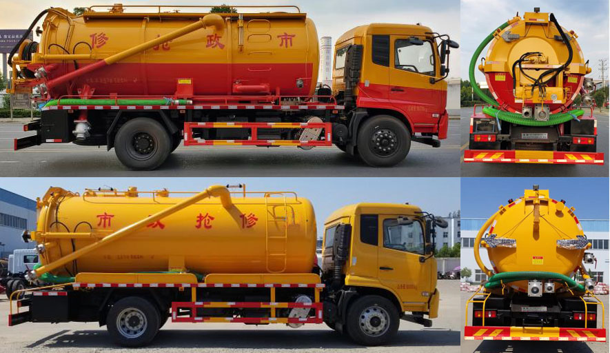 楚勝牌CSC5181GQWD6型清洗吸污車 楚勝牌CSC5181GQWD6型清洗吸污車