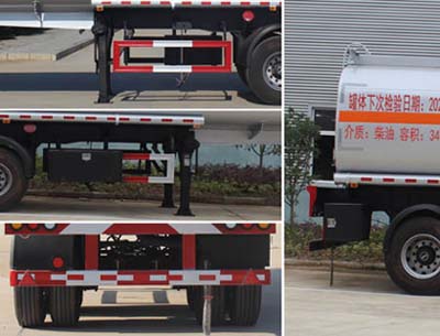 潤知星牌SCS9350GYY型運油半掛車 潤知星牌SCS9350GYY型運油半掛車