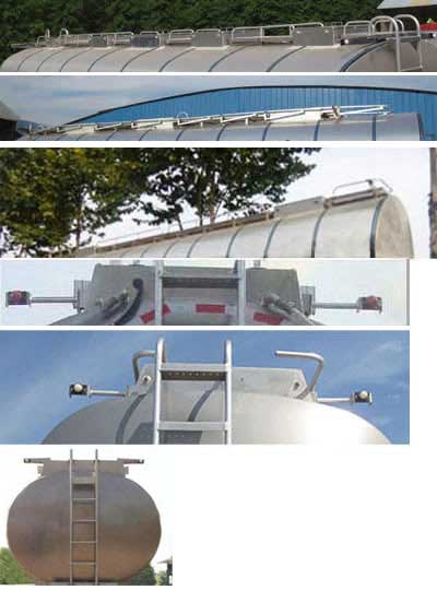 龍星匯牌HLV9400GSY型鋁合金食用油運輸半掛車 龍星匯牌HLV9400GSY型鋁合金食用油運輸半掛車