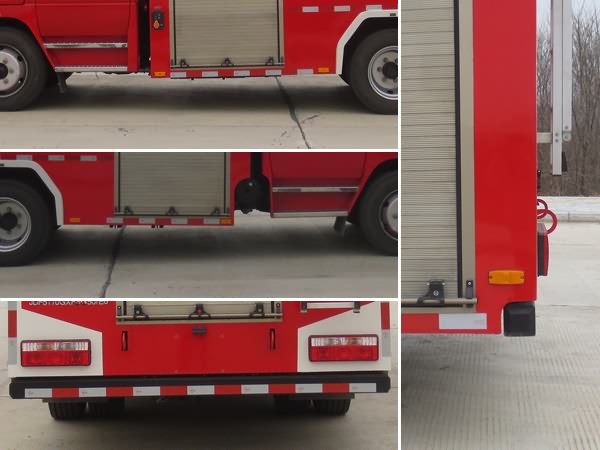 江特牌JDF5110GXFSG50/E6型水罐消防車 江特牌JDF5110GXFSG50/E6型水罐消防車