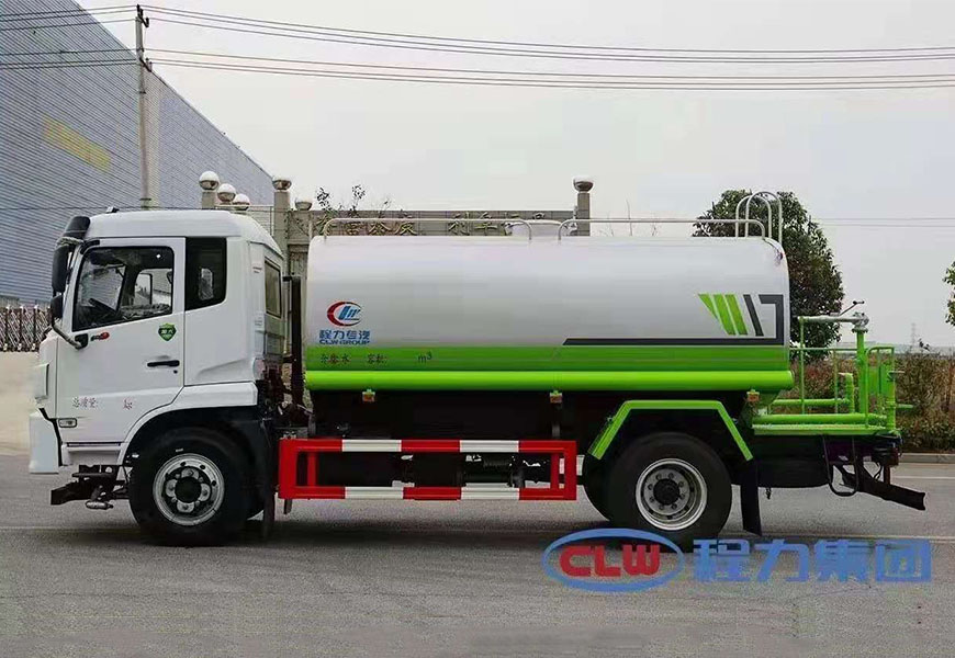 東風(fēng)福瑞卡F9國(guó)六12方灑水車側(cè)面圖