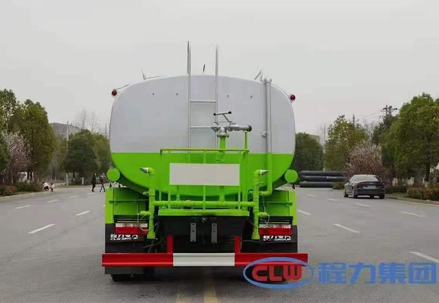 東風(fēng)福瑞卡F9國(guó)六12方灑水車后方展示圖